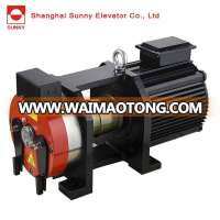 Elevator belt gearless traction machine 320~2000kg 220V 380V